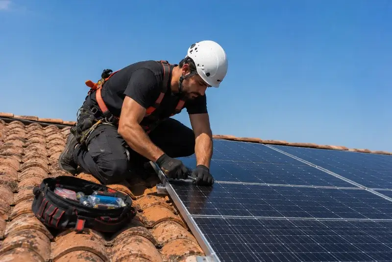 Maintenance et monitoring de panneaux solaires à Collonges-sous-Salève